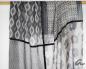 Preview: AHMADDY Woll-Schal schwarz grau
