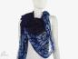 Preview: AHMADDY Seidenschal blau