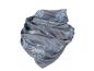 Mobile Preview: AHMADDY Seiden-Schal blau grau