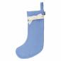 Mobile Preview: Nikolaus Weihnachts-Stiefel Schleife blau  XL