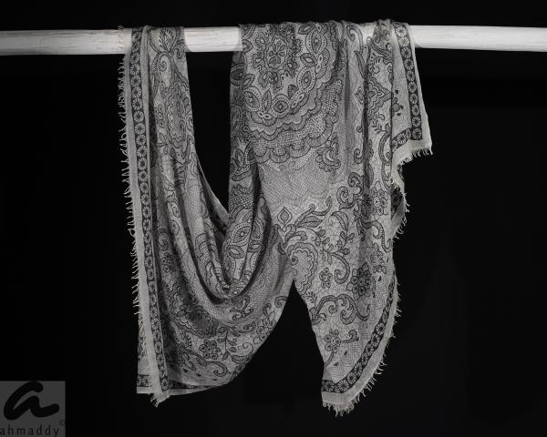 AHMADDY Kaschmir Schal grau