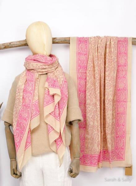 Sarah & Sally Schal Blümchen Paisley