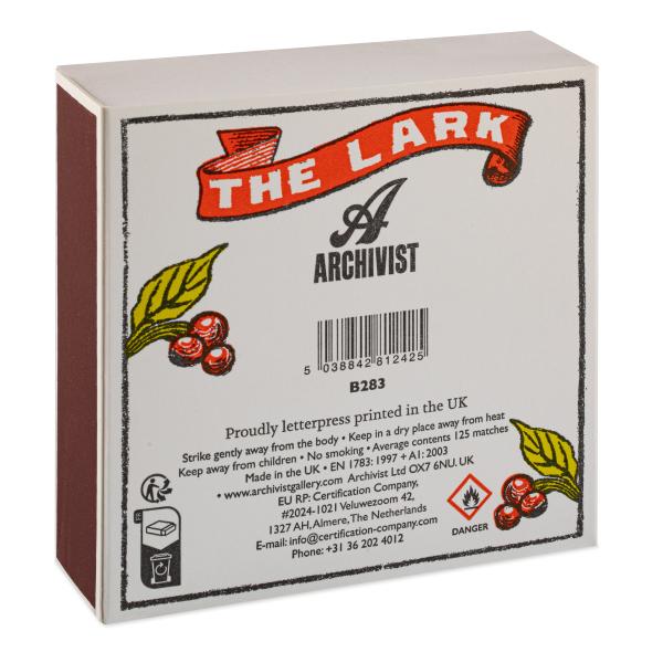 Archivist Streichhölzer The Lark Match Box