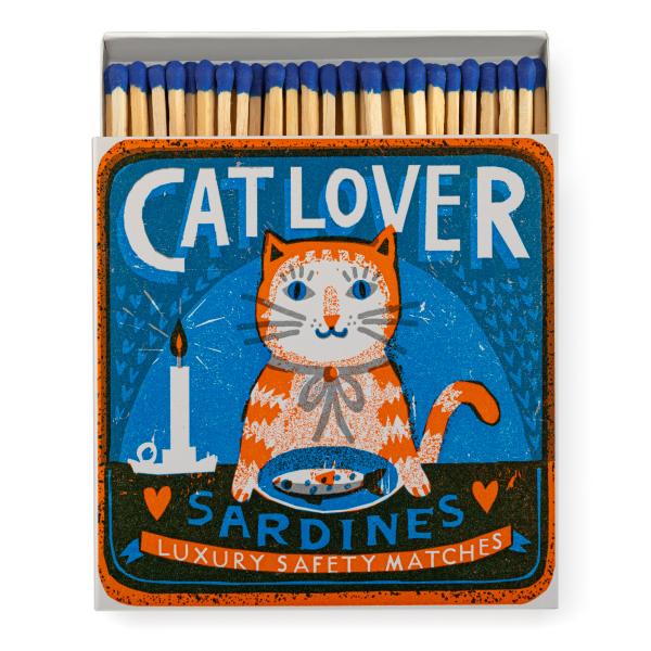 Archivist Streichhölzer Cat Lover Sardines Matches by The Printed Peanut