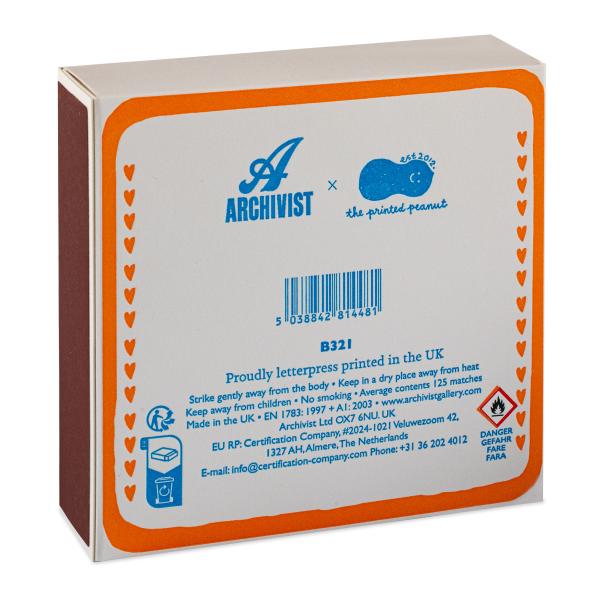 Archivist Streichhölzer Cat Lover Sardines Matches by The Printed Peanut