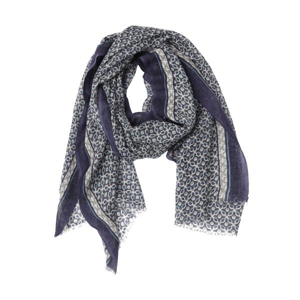 The Moshi Schal Willow türkis blau grau