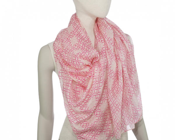 AHMADDY Seidenschal rosa