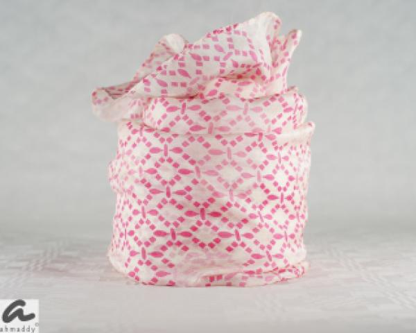 AHMADDY Seidenschal rosa