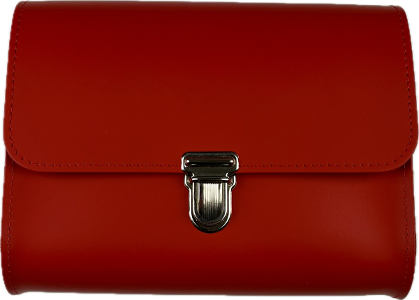 Leder Umhängetasche Roma rot