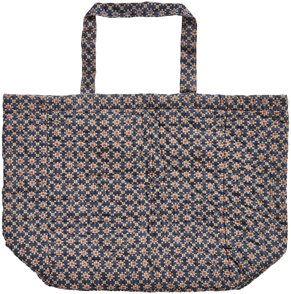 Tasche IB Laursen dunkelblau mit rosa