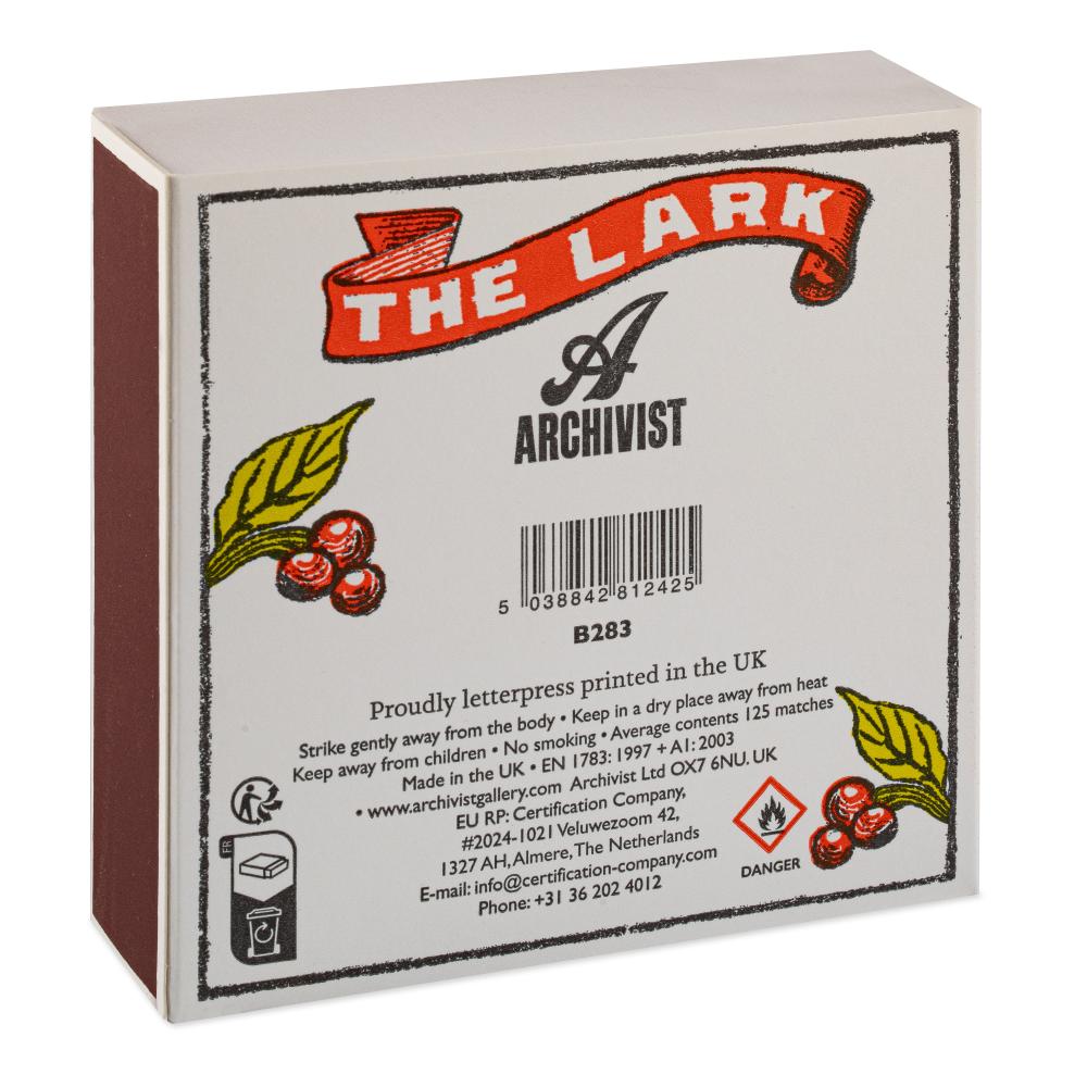 Archivist Streichhölzer The Lark Match Box
