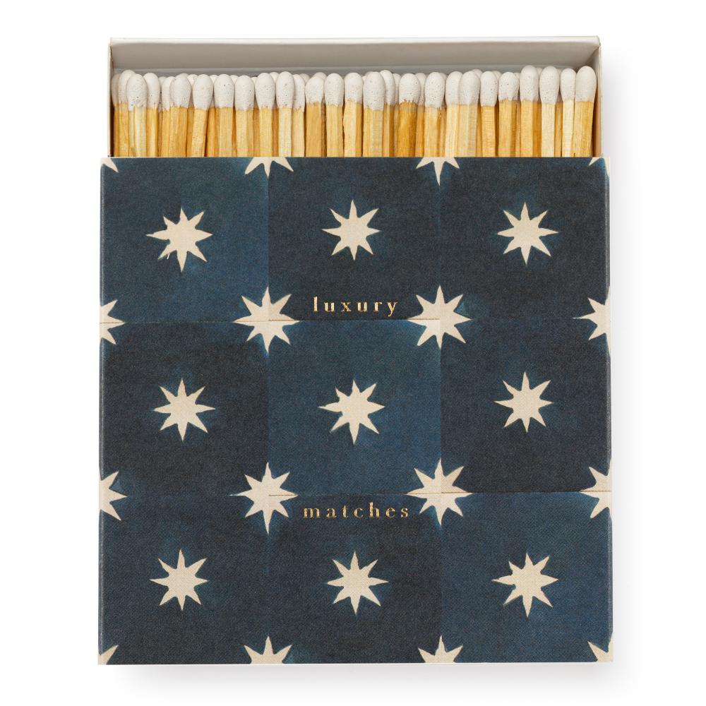 Archivist Streichhölzer Navy Sta Tile by Wanderlust Paper Co