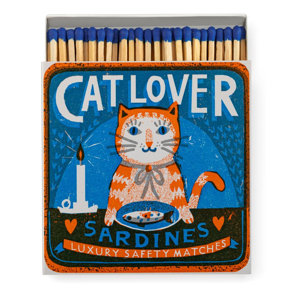 Archivist Streichhölzer Cat Lover Sardines Matches by The Printed Peanut