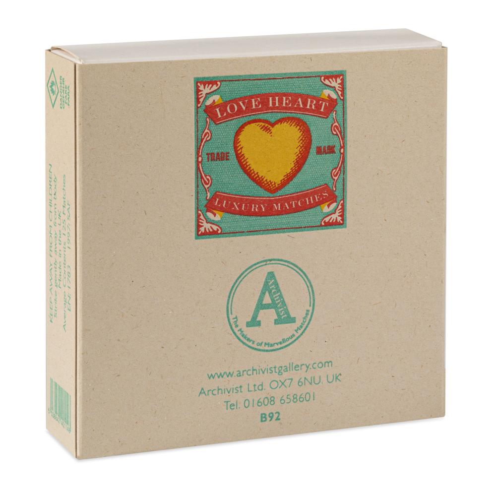 Archivist Streichhölzer Love Heart