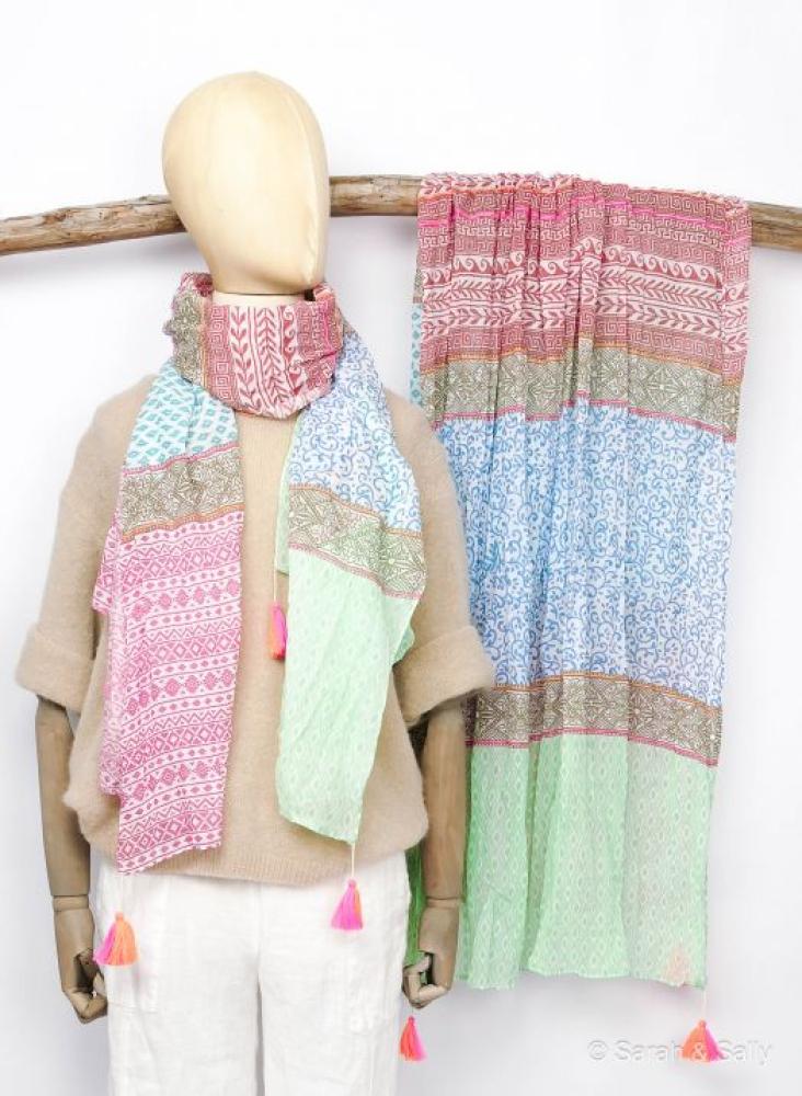 Sarah & Sally Schal Farbmix