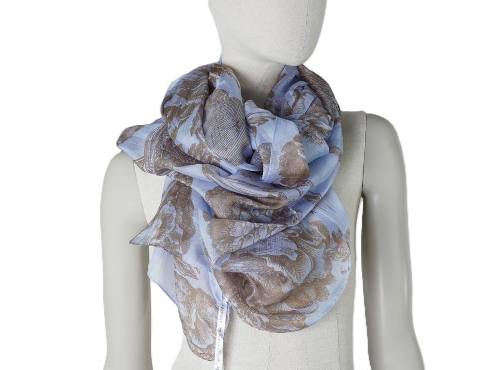 AHMADDY Seiden-Schal flower