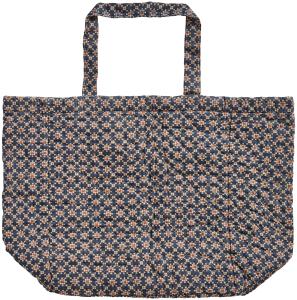 Tasche IB Laursen dunkelblau mit rosa