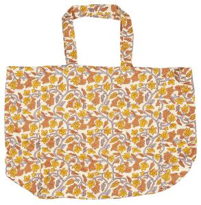 Tasche IB Laursen Farbe natur graue und gelbe und orangene Weinreben
