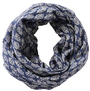 IB Laursen Halstuch Baumwolle blau