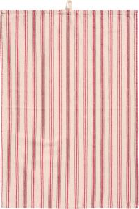 IB Laursen Geschirrtuch Cecilie weiß rote Streifen