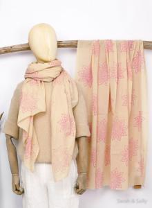 Sarah & Sally Schal Mandala Natur