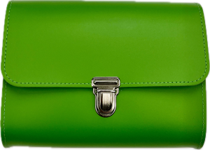 Leder Umhängetasche Roma grasgrün