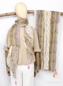 Sarah & Sally Schal Olive