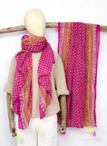 Sarah & Sally Schal Malu pink